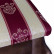 Банкетка Ретро с ящиком темно-коричневый, ткань полоса бордо