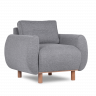 Кресло Parpi 1080х770 h710 Букле Sire  258-12 (серый)