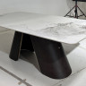 Стол SELTA 200  Белый мрамор CA071, керамика / Дуб/Золотой, ®DISAUR