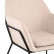 Кресло Stool Group Шелфорд светло-розовое мягкое тканевое