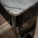 Консоль Hamptons отделка глянцевый орех Light Crystal, мрамор Ash Gray, цвет металла полированная сталь FB.CS.HS.27
