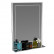 Зеркало 122В серебро куб серебро, ШхВ 50х65 см., зеркало для ванной комнаты, с полкой