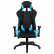 Кресло компьютерное BRABIX «GT Master GM-110», две подушки, экокожа, черное/голубое, 531928