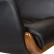 Кресло офисное / Трон / черная кожа