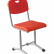 Школьный стул ШС02 - надёжный, вентилируемый, антивандальный
