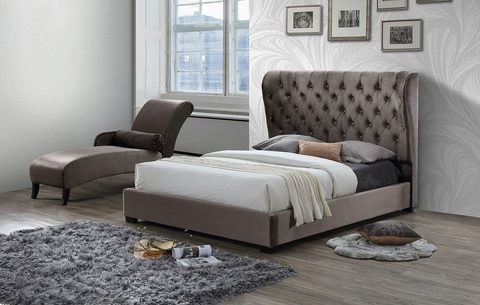 Кровать INFI2971 (160х200) коричневый