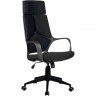 Кресло Riva Chair 8989 черное для руководителя, черный пластик, ткань