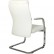 Кресло для посетителя Riva Chair C1511 белое, хром, кожа