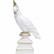 Статуэтка Parrot, коллекция "Попугай" 22*37*15, Полирезин, Белый