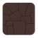 Пластиковый стол Sheffilton SHT-TU30/TT30 83/83 коричневый коричневый/коричневый