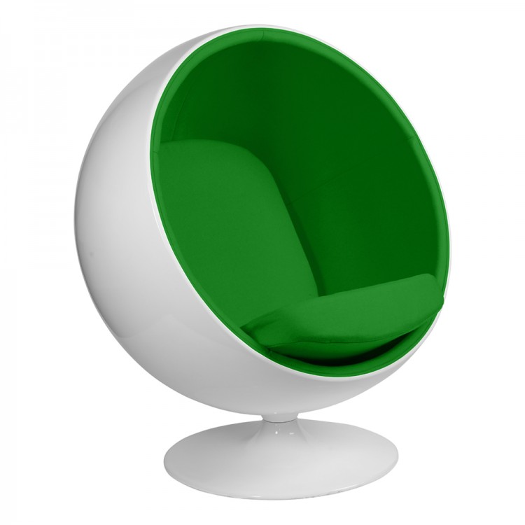 Кресло Eero Aarnio Ball Chair зеленая ткань