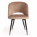 Кресло WIND (mod. 717) ткань/металл, 55х55х80 см, высота до сиденья 48 см, бежевый barkhat 5/черный