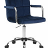 Офисное кресло для персонала DOBRIN TERRY, синий велюр (MJ9-117)