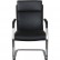 Кресло для посетителя Riva Chair C1511 черное, хром, кожа
