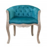 Низкие кресла для дома Kandy blue velvet