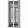 Амели Шкаф для одежды 13.133, цвет шёлковый камень/бетон чикаго беж, ШхГхВ 108х51,3х230 см.