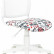 Кресло детское Бюрократ CH-W296NX, обивка: сетка/ткань, цвет: белый/мультиколор, рисунок красные губы