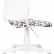 Кресло детское Бюрократ CH-W296NX, обивка: сетка/ткань, цвет: белый/мультиколор, рисунок красные губы