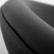 Кресло дизайнерское DOBRIN EMILY, черный винил YP16, золотое основания