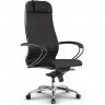 Кресло для руководителя Метта L 1m 38K2/K116 черный, MPES, мультиблок, крестовина алюминий