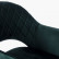 Стул полубарный Белладжио Нью вращающийся темно-зеленый бархат ножки черные