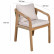 Кресло деревянное с подушками Rimini KD