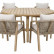 Кресло деревянное с подушками Rimini KD