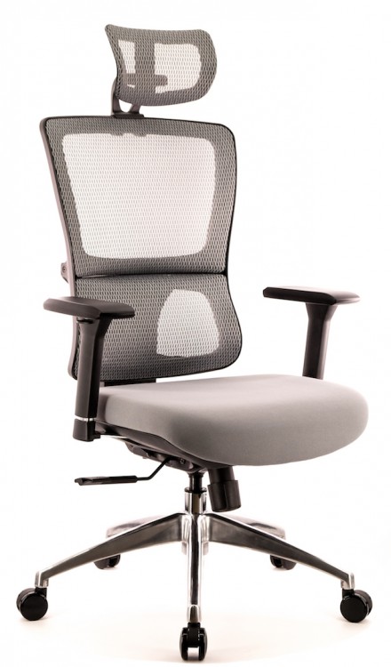 Эргономичное кресло Everprof Everest S сетка серый