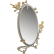 Зеркало Терра настольное Айвори Мраморное золото
