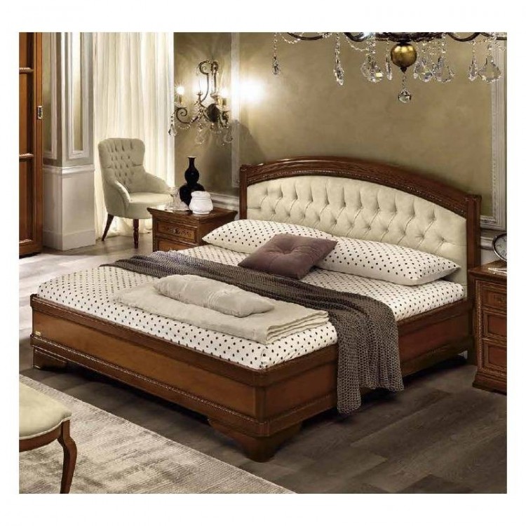 Кровать Torriani Noce Camelgroup, 180 см без изножья с обивкой 128LET.12NO