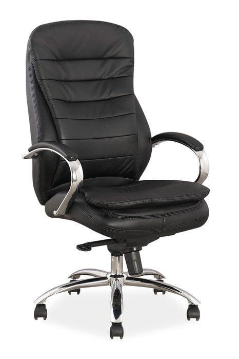 Кресло компьютерное SIGNAL Q154 (натуральная кожа - черный)