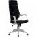 Кресло Riva Chair 8989 черное для руководителя, серый пластик, ткань
