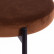 Стул REVO (mod. 7033) ткань/металл, 47х54х82 см, высота до сиденья 47 см, коричневый barkhat 11/черный