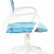 Кресло детское Бюрократ BUROKIDS 1 W, обивка: ткань, цвет: голубой