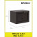 Сейф мебельный BRABIX «SF-140KL», 140×195×140 мм, ключевой замок, черный, 291140