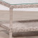 YH-S4509G Стол журнальный плетеный со стеклом MONTREUX (МОНТРЁ) из искусственного ротанга, бежевый меланж