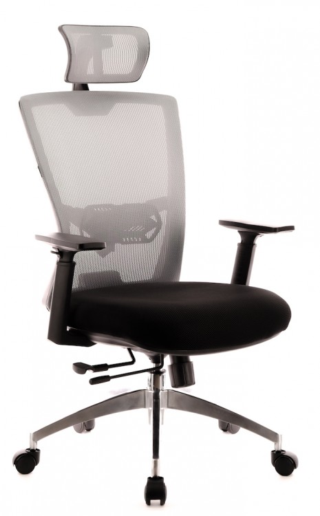 Эргономичное кресло Everprof Polo S сетка серый