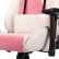 Кресло игровое Zombie VIKING X, обивка: ткань, цвет: белый/розовый (VIKING X PINK)