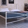 Кровать Лиана (160х200/металлическое основание) Белый
