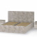 Амели Кровать 11.31 + подъёмный ортопед + две тумбочки, цвет шёлковый камень/бетон чикаго беж, ШхГхВ 263,4х205,2х104,3 см., сп. м. 1600х2000 мм., б/м
