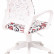 Кресло детское Бюрократ BUROKIDS 1 W, обивка: ткань, цвет: мультиколор, рисунок красные губы
