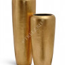 Кашпо TREEZ Effectory - Metal - Дизайн-конус - Сусальное золото 41.33-04-23-093-GLD-075
