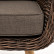 "Прованс" кресло из искусственного ротанга, цвет коричневый