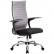 Кресло для руководителя Метта B 2b 19/U158 (Комплект 20) светло-серый, ткань, крестовина пластик