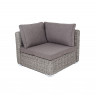 Модуль диванный угловой с подушками &quot;Лунго&quot;, цвет графит (гиацинт)
