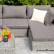 Модуль диванный угловой с подушками "Лунго", цвет графит (гиацинт)