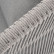 Диван 2-местный "Милан" плетеный из роупа, каркас алюминий светло-серый (RAL7035) шагрень, роуп серый меланж круглый, ткань светло-серая