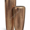 Кашпо TREEZ Effectory - Metal - Дизайн-конус - Тёмное матовое золото 41.33-04-23-093-BRS-075