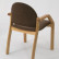 Стол Сканди К 90 натур/слоновая кость со стульями Джуно натур велюр коричневый