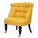 Низкие кресла для дома Aviana yellow